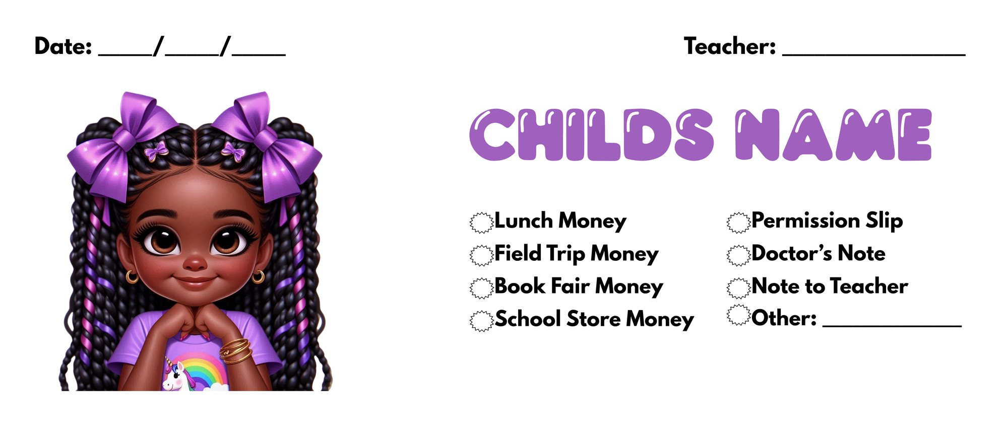 Custom School Envelopes!