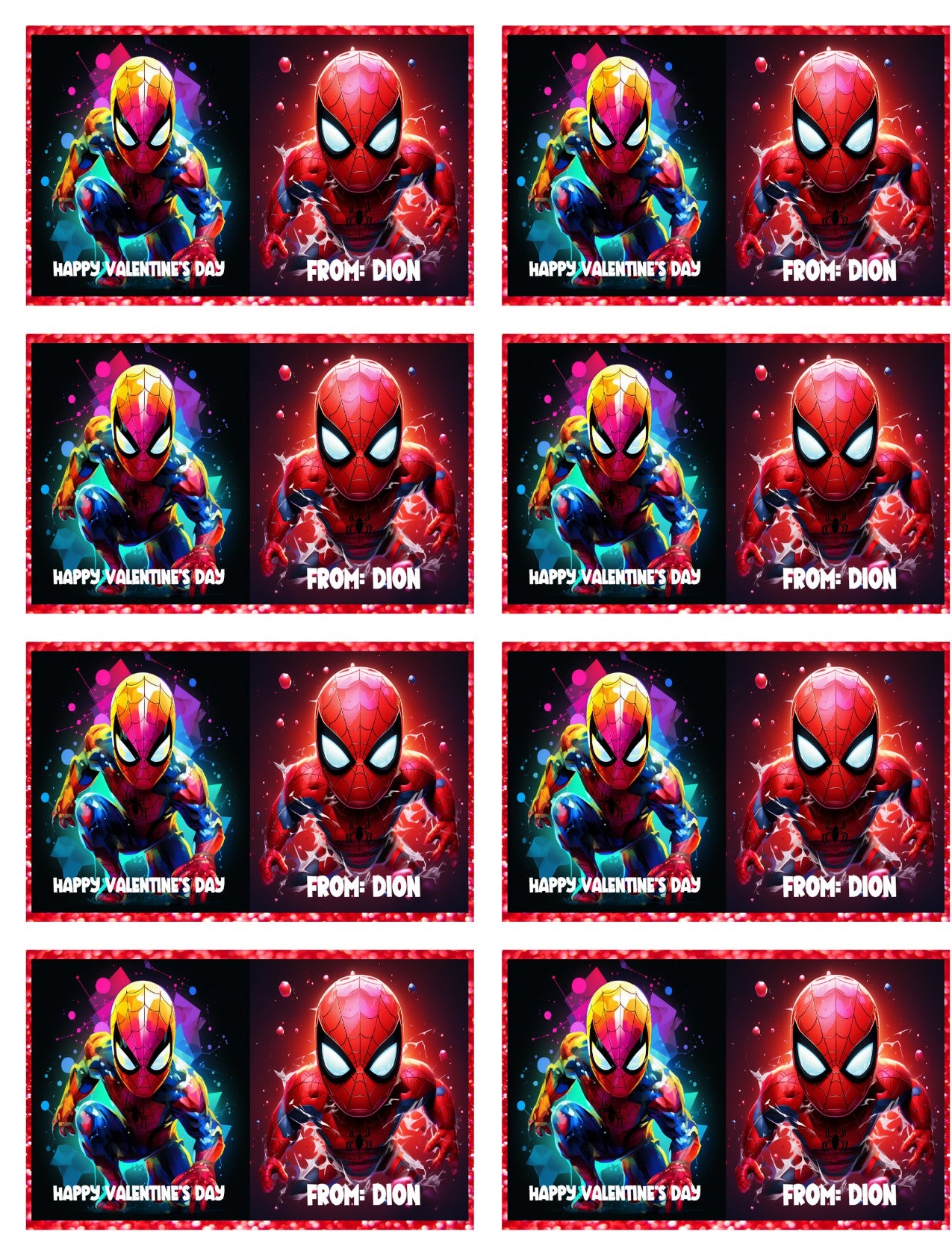 Custom Valentine’s Day Cards For Kids