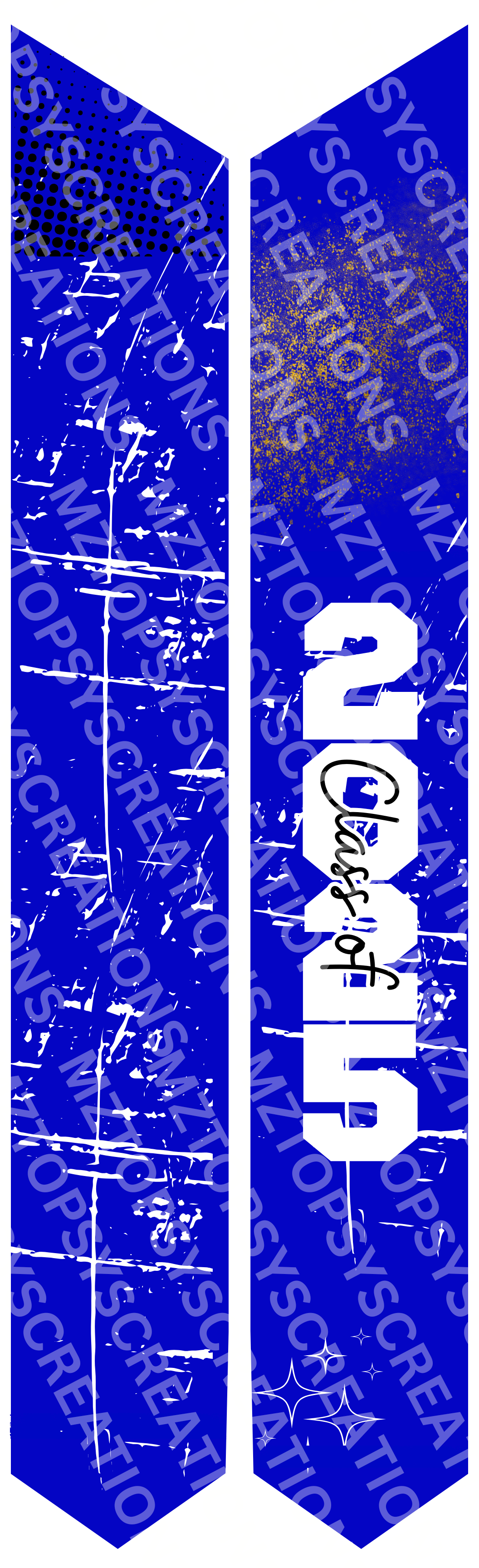 16 Editable Canva 70in Graduation Stoles Digital Files