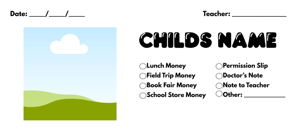 Custom School Envelopes!