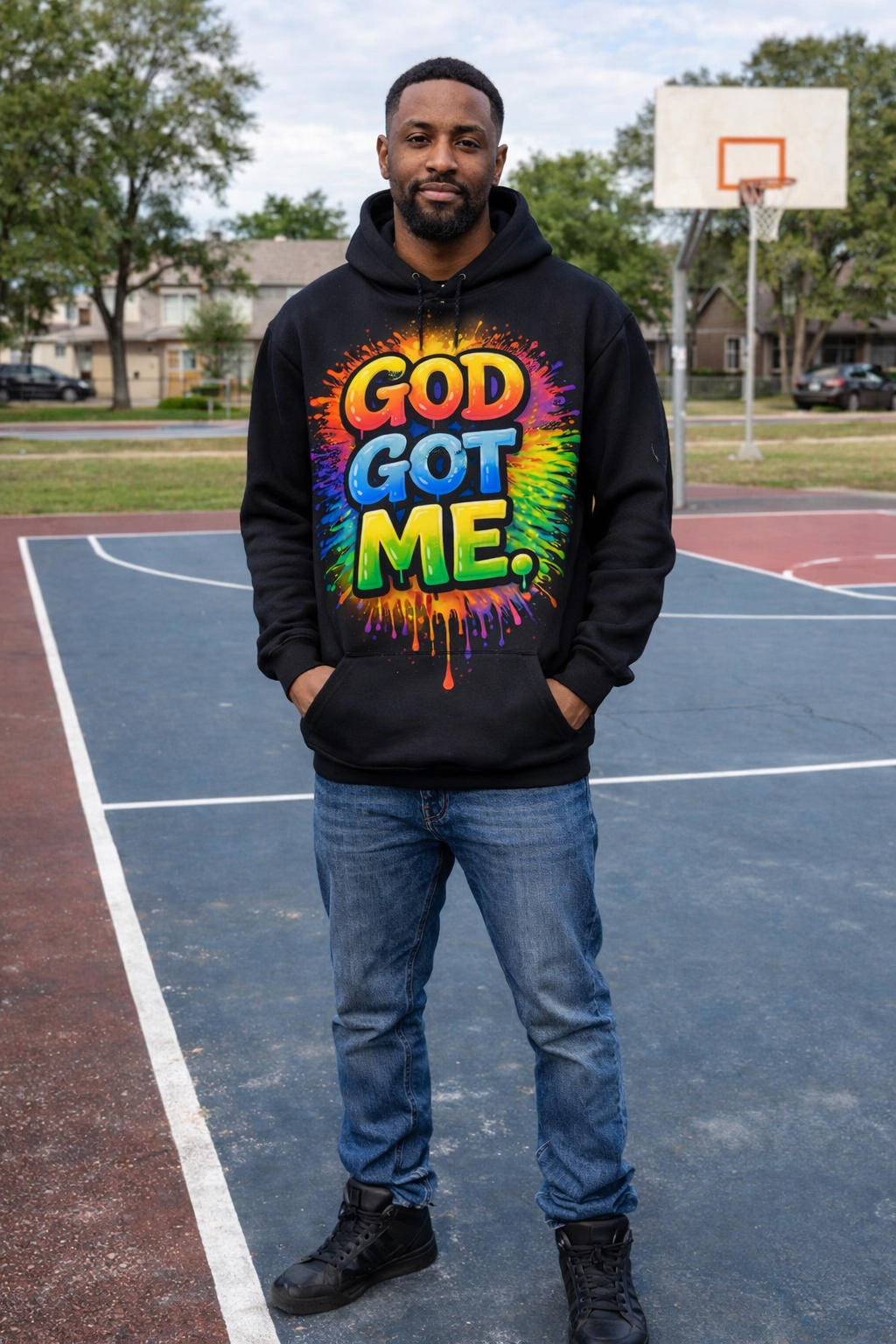 God Got Me Faith Graphic T-Shirt & Hoodie | Christian Apparel Up to 5XL | Mz. Topsy’s Creations