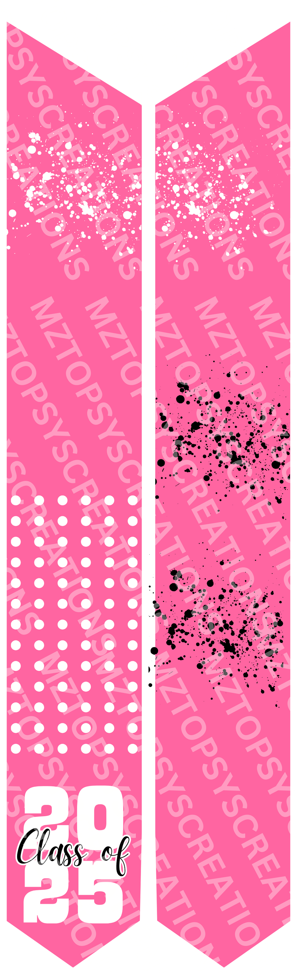 16 Editable Canva 70in Graduation Stoles Digital Files