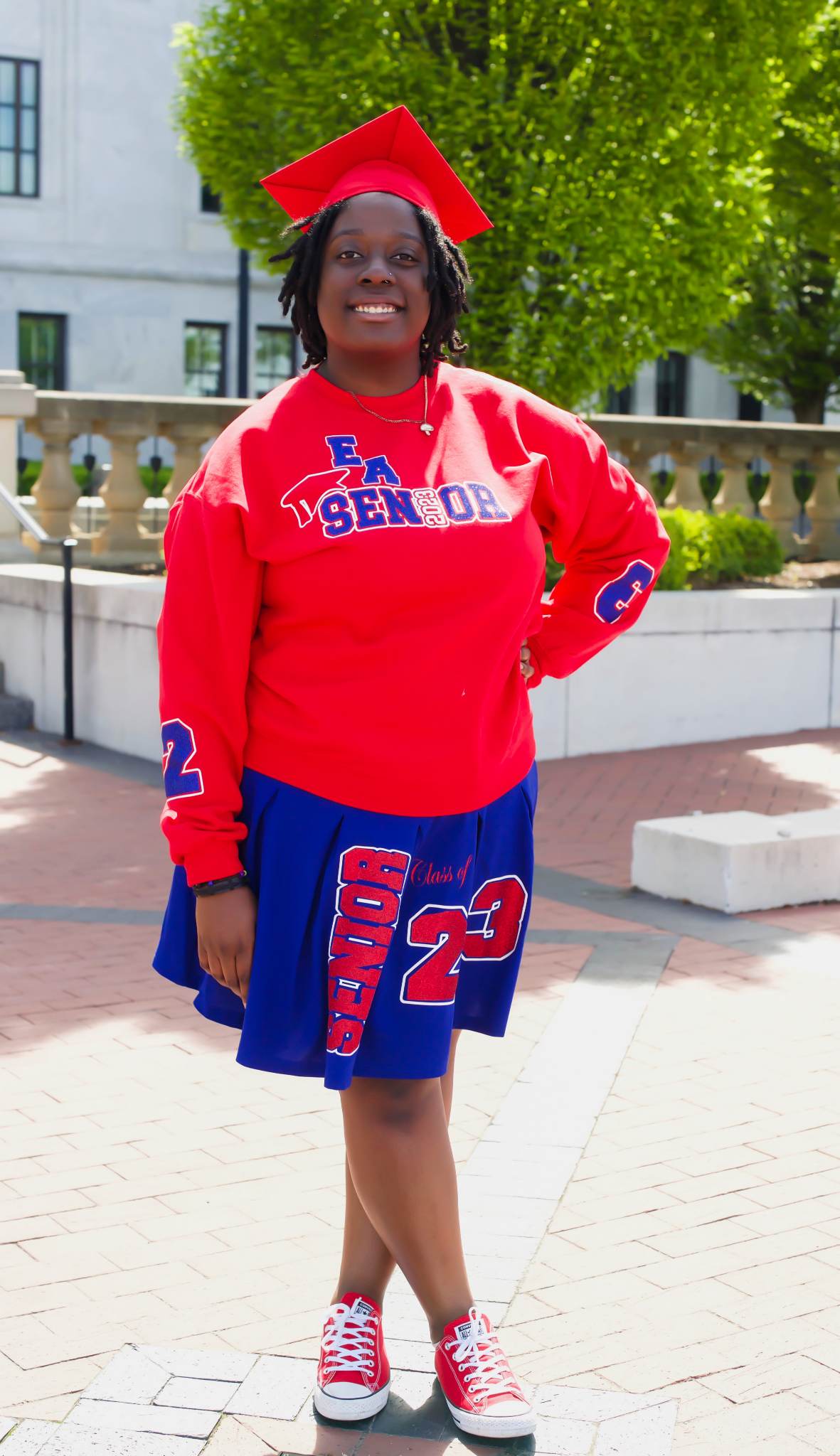 Sweatshirt T-shirt Skirt Set