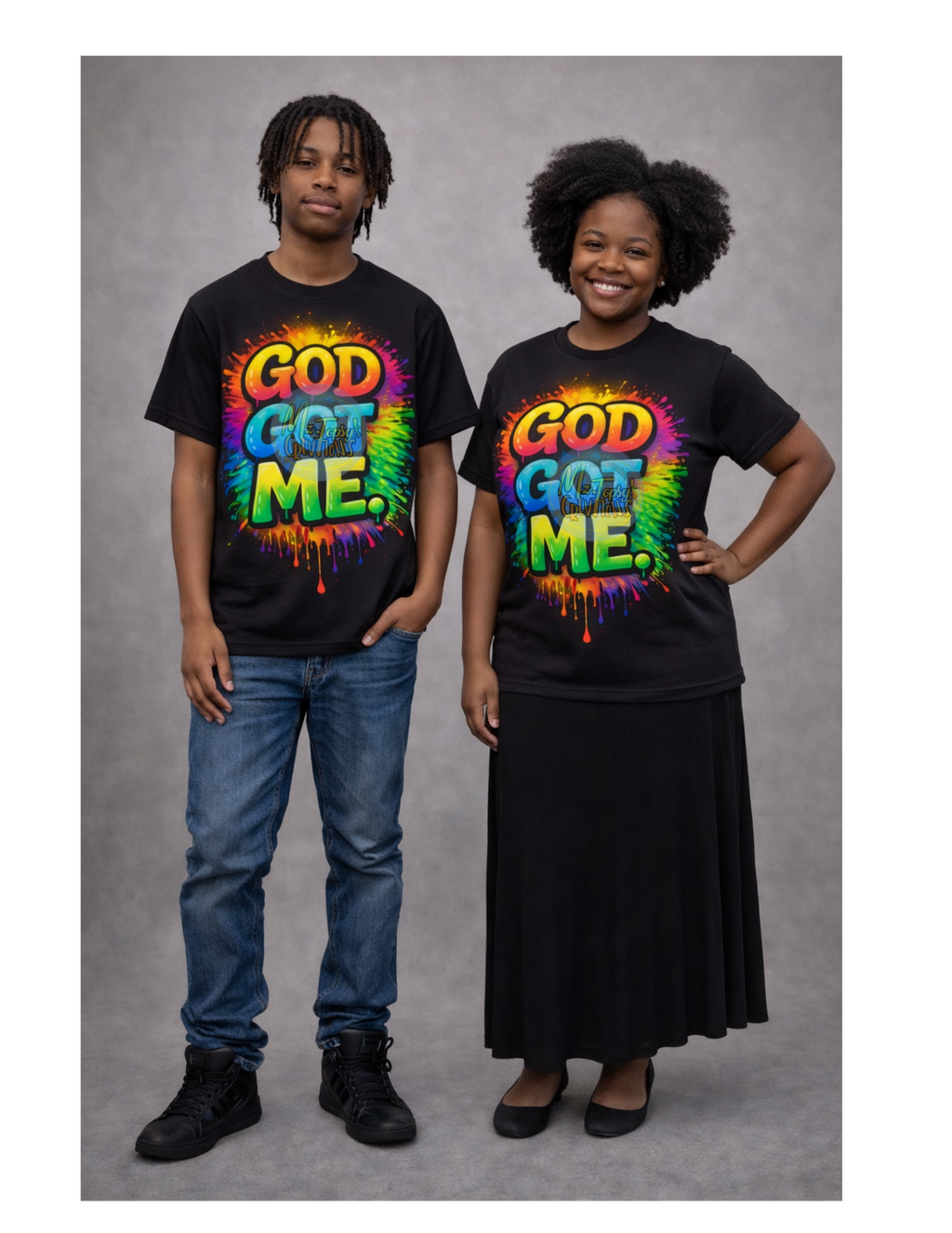 God Got Me Faith Graphic T-Shirt & Hoodie | Christian Apparel Up to 5XL | Mz. Topsy’s Creations