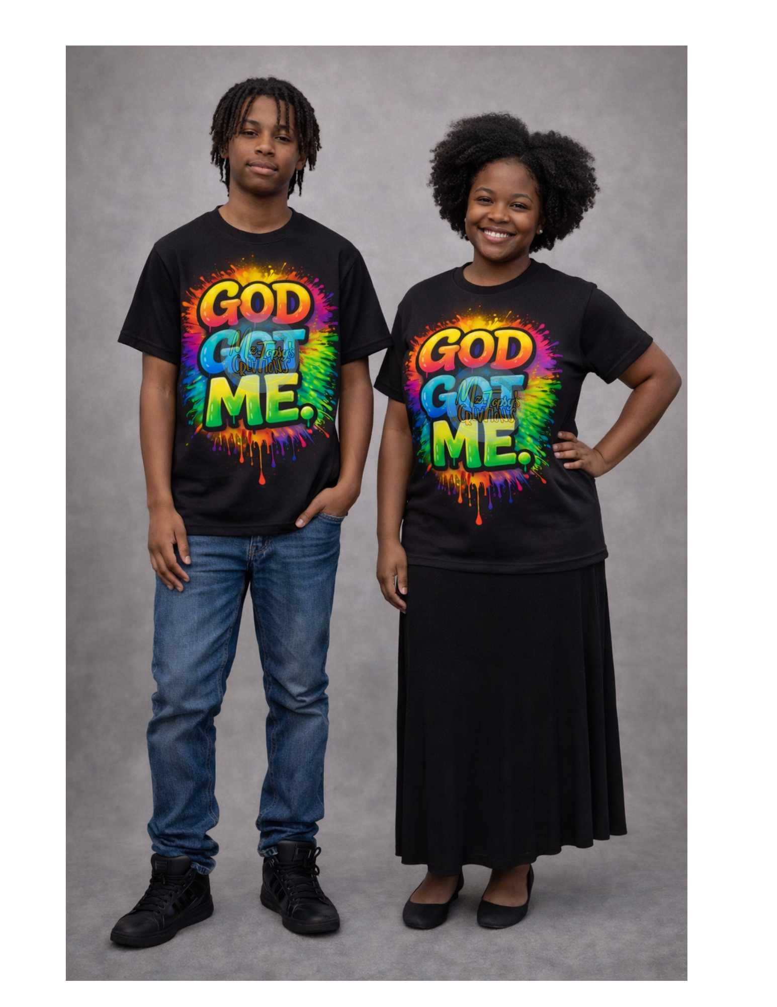 God Got Me Faith Graphic T-Shirt & Hoodie | Christian Apparel Up to 5XL | Mz. Topsy’s Creations