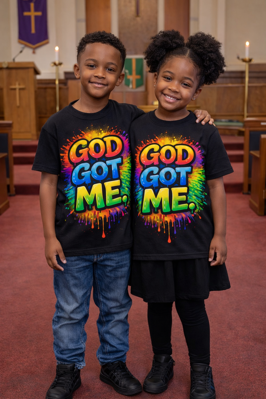 God Got Me Faith Graphic T-Shirt & Hoodie | Christian Apparel Up to 5XL | Mz. Topsy’s Creations