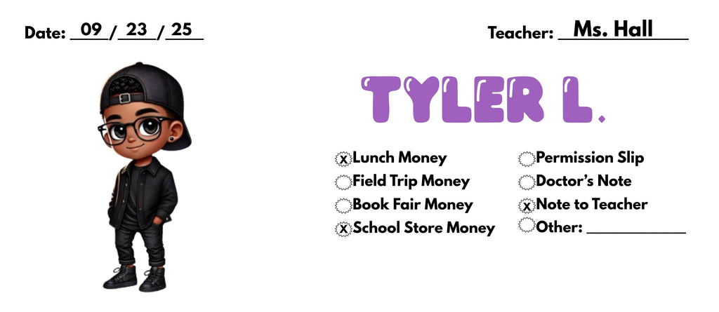 Custom School Envelopes!