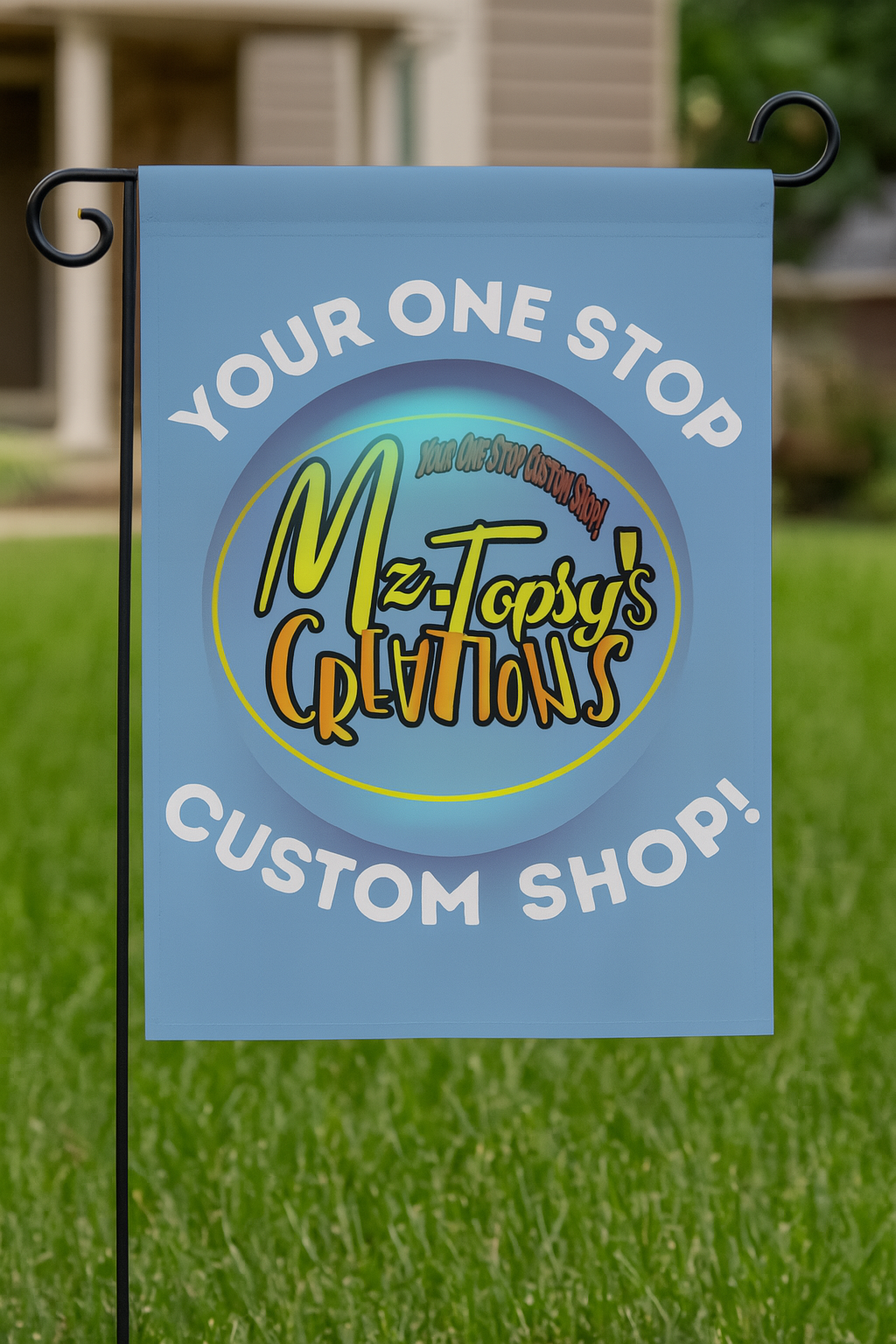 Custom Double-Sided Yard Flag