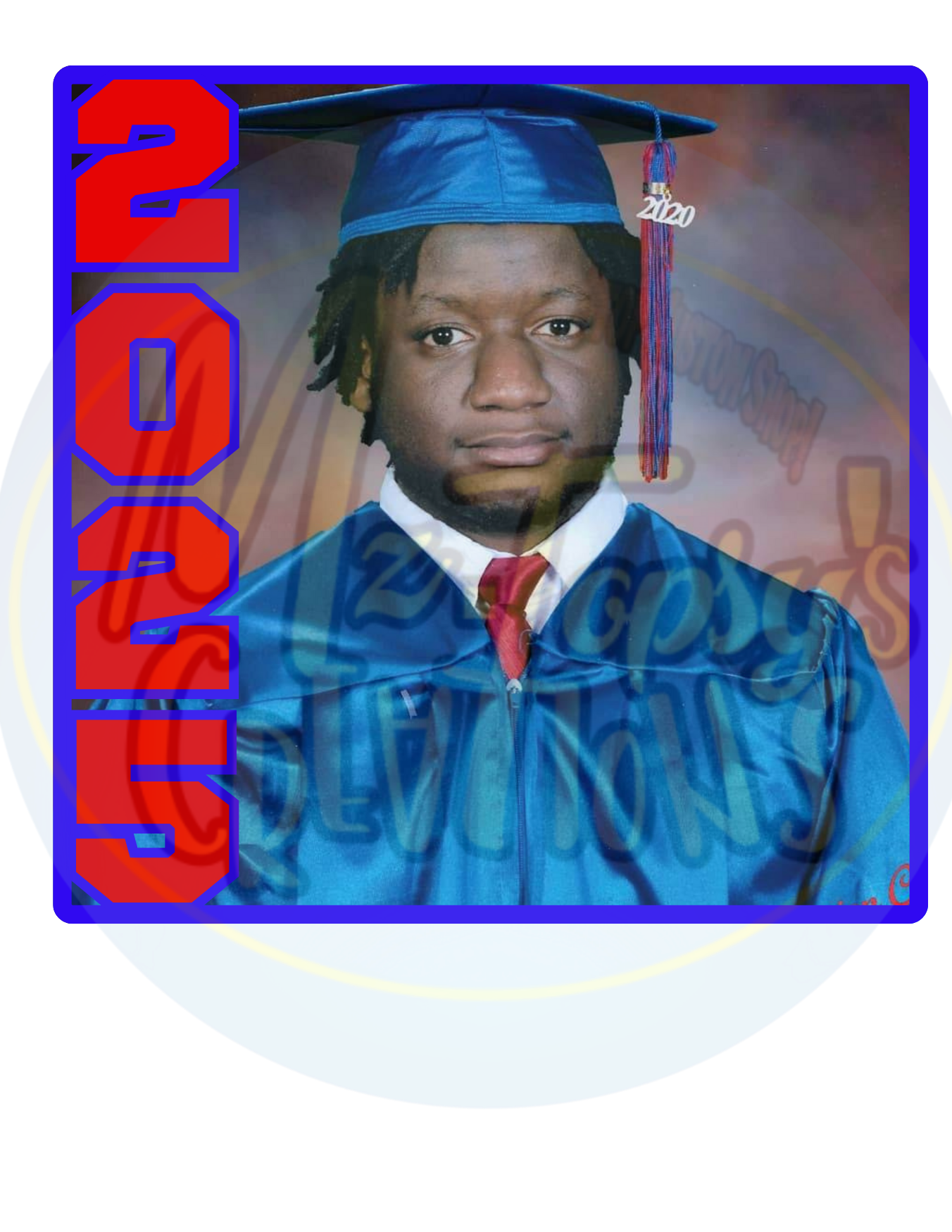 Custom Graduation Fan Template