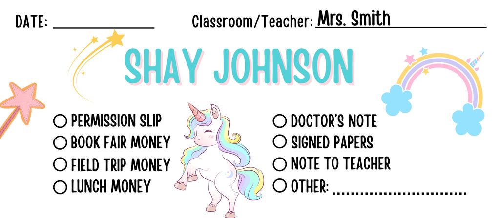 Custom School Envelopes!