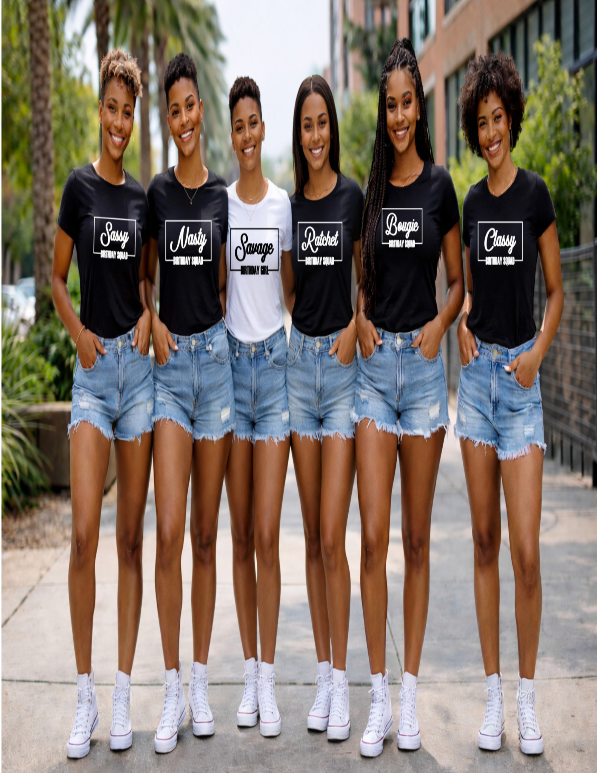 Birthday Queen & Birthday Squad T-Shirts