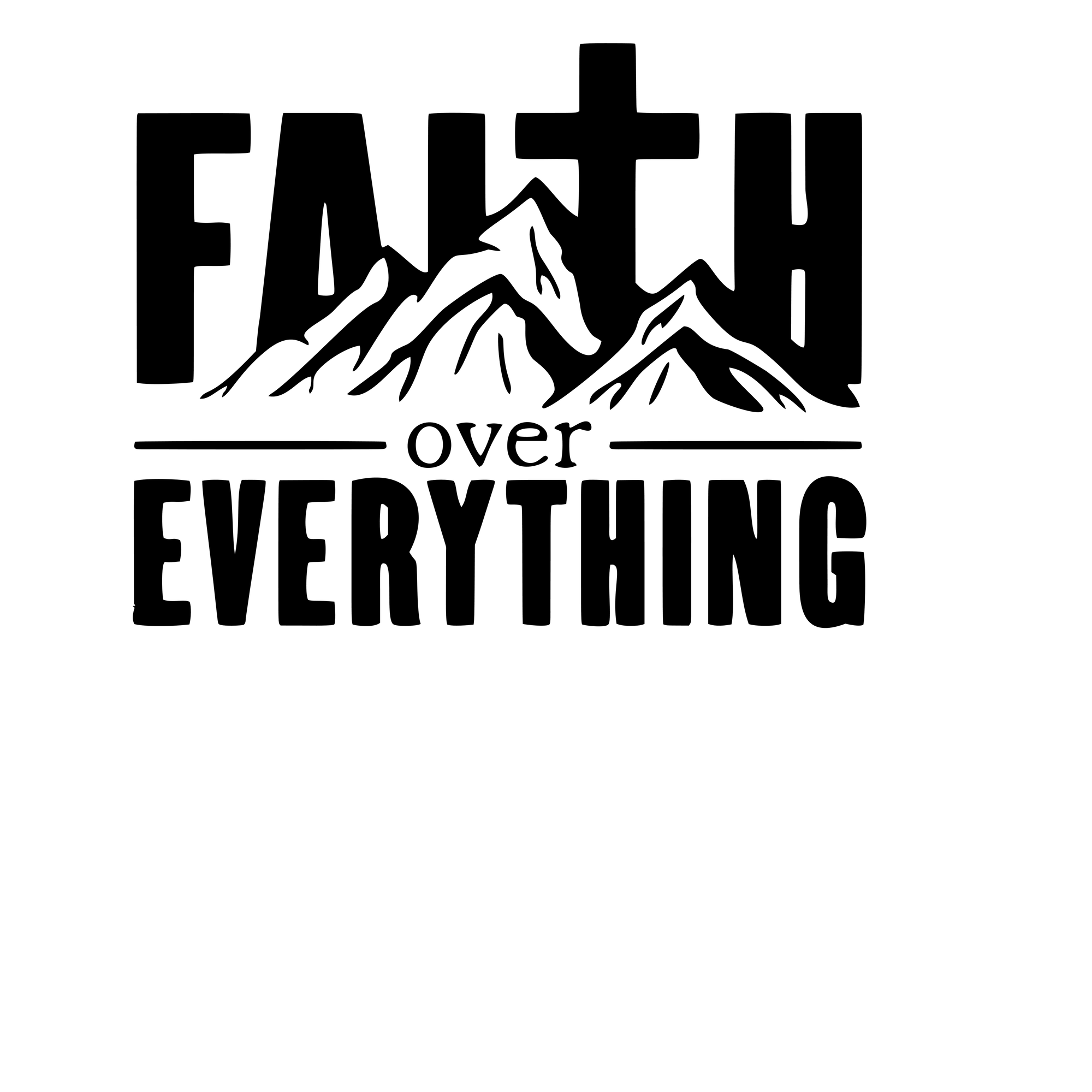 Faith Over Everything SVG/PNG
