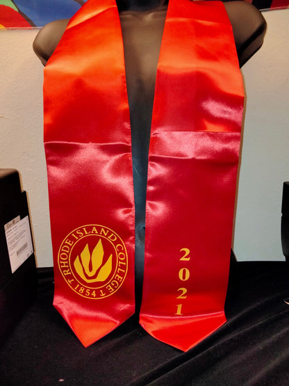 Personalized Graduation Stole