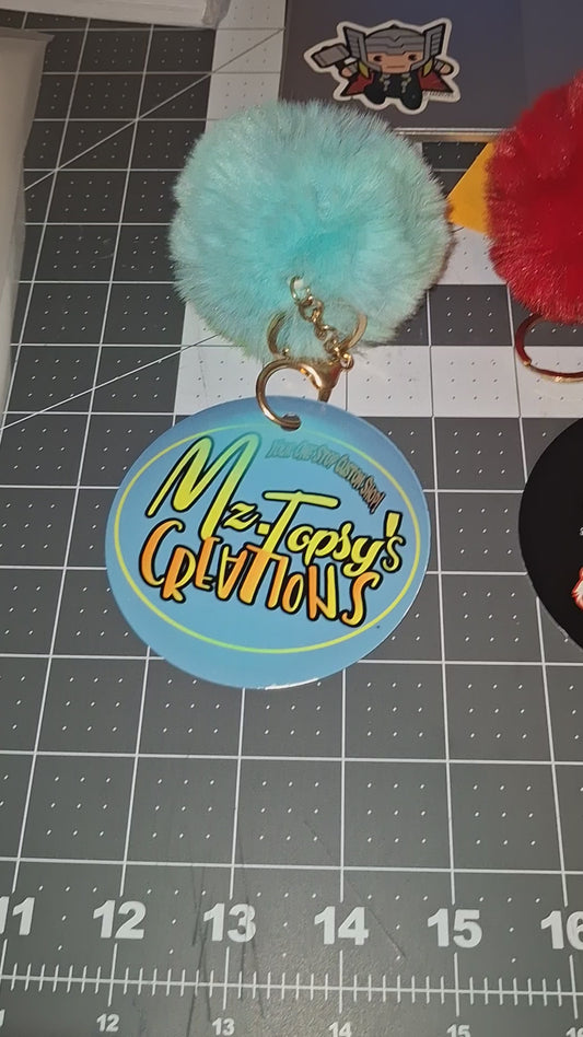 3.5in Custom Double-Sided Keychain