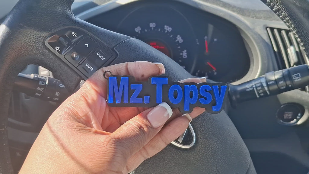 Custom 3D Name Keychain