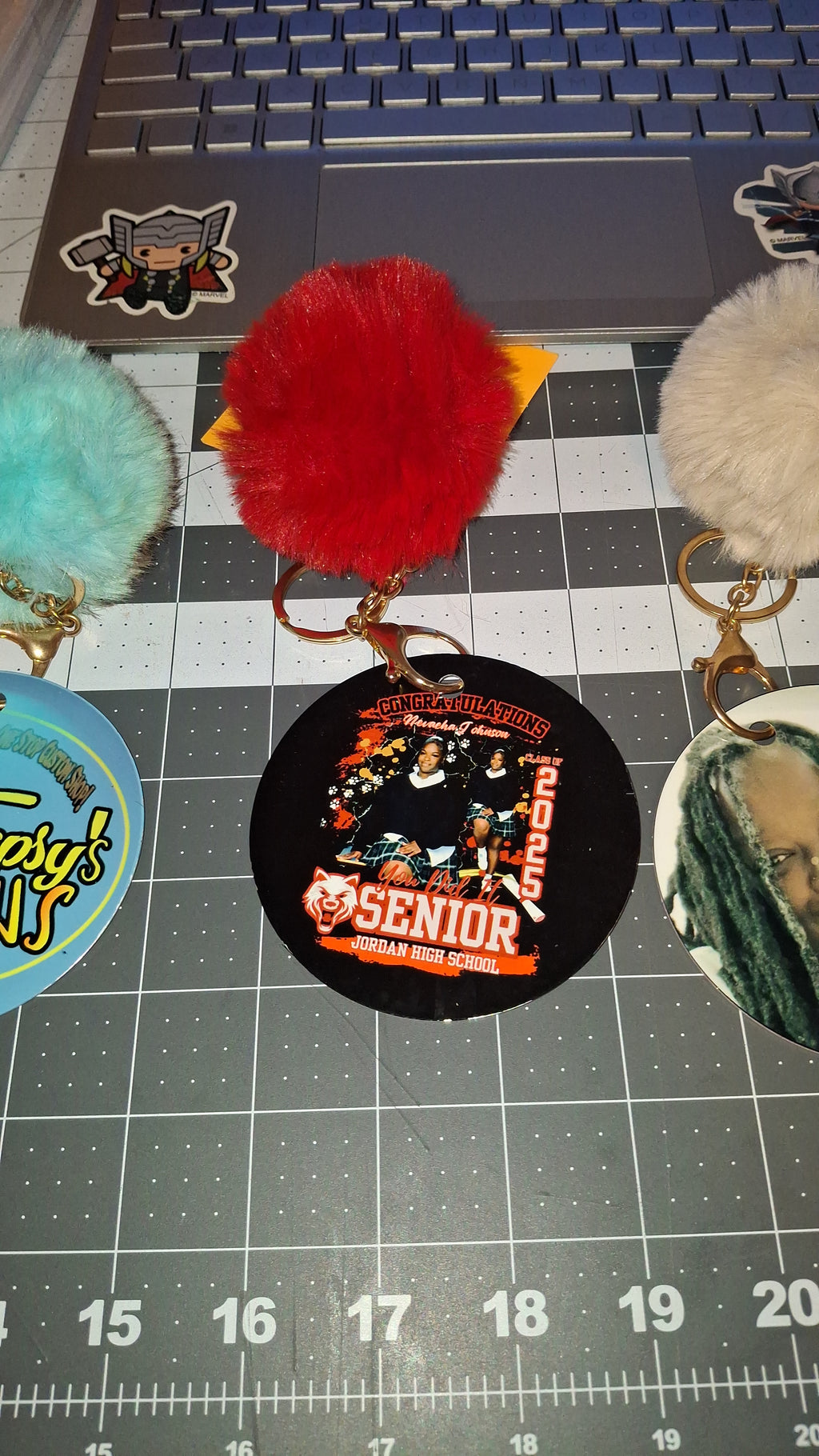 3.5in Custom Double-Sided Keychain