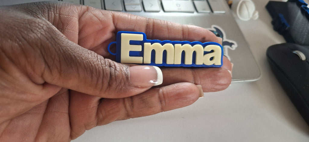 Custom 3D Name Keychain