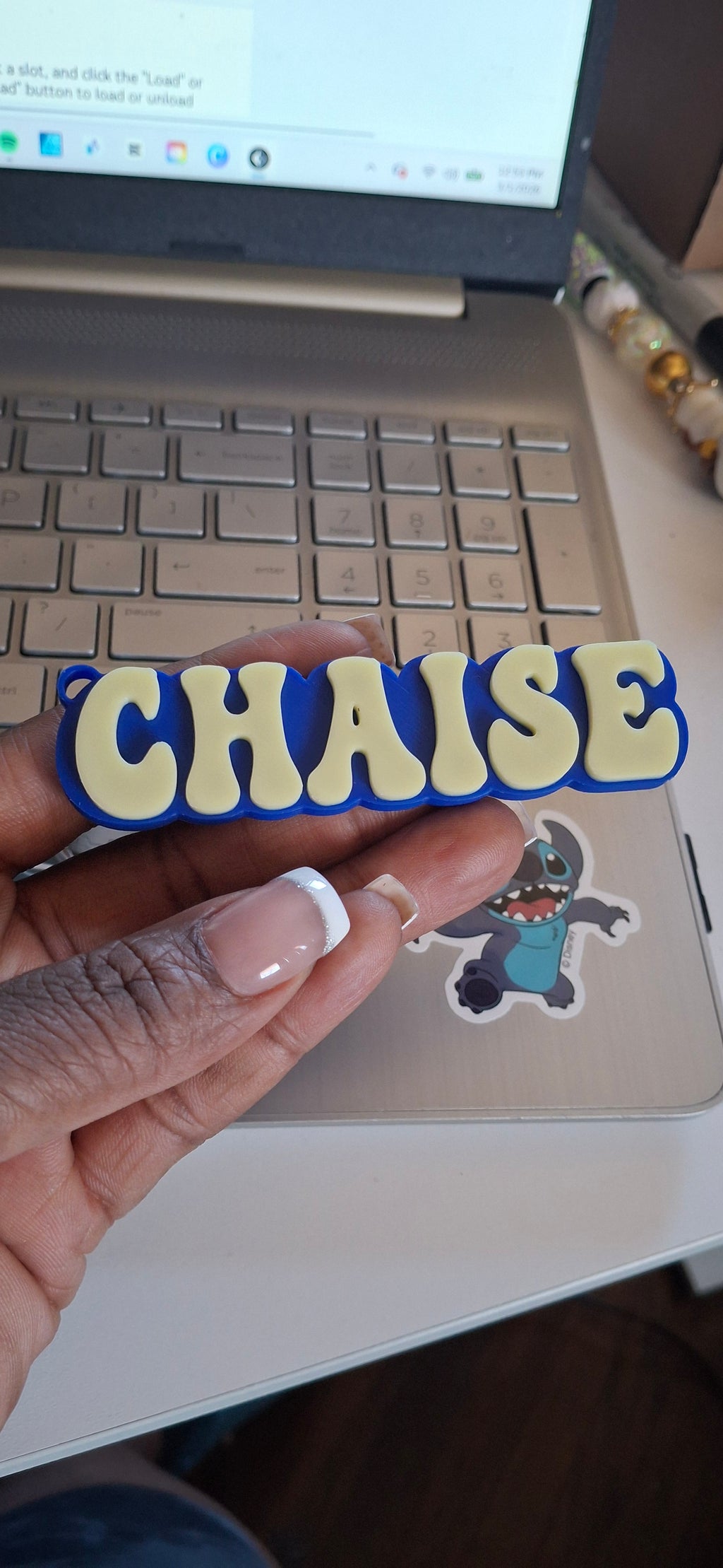 Custom 3D Name Keychain