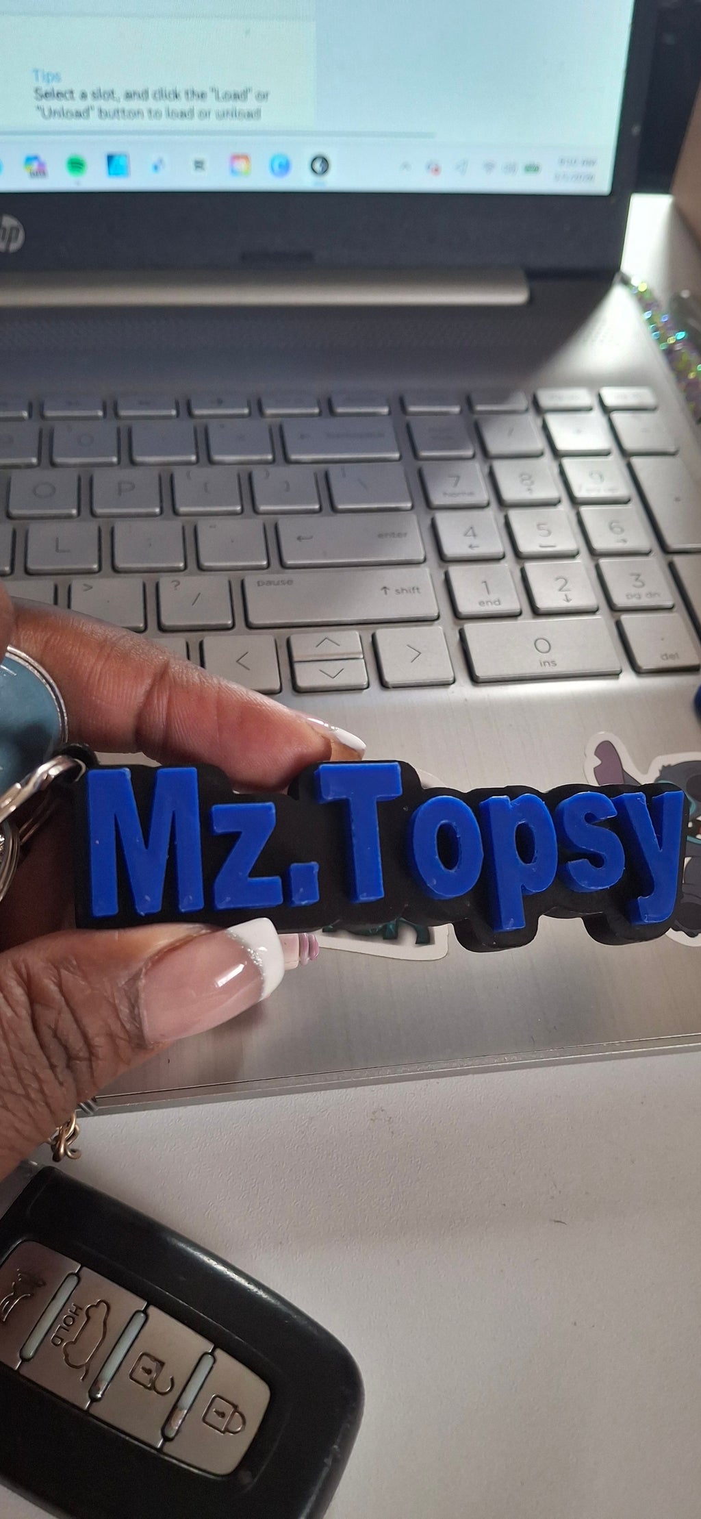 Custom 3D Name Keychain
