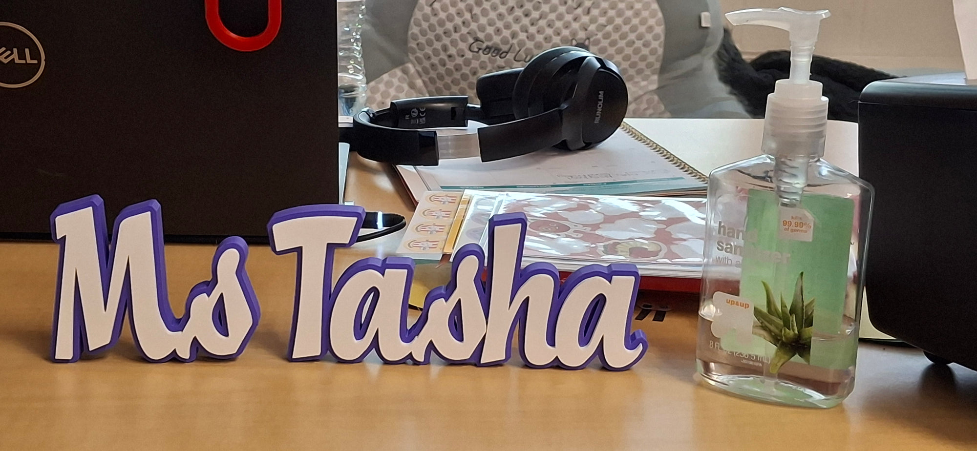 Custom 3D Teacher Desk Name Plate | Personalized Teacher Appreciation Gift