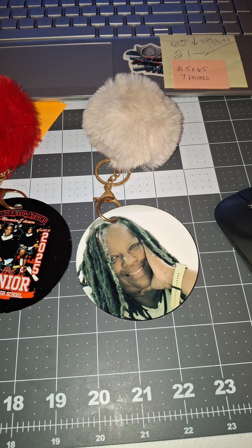 3.5in Custom Double-Sided Keychain