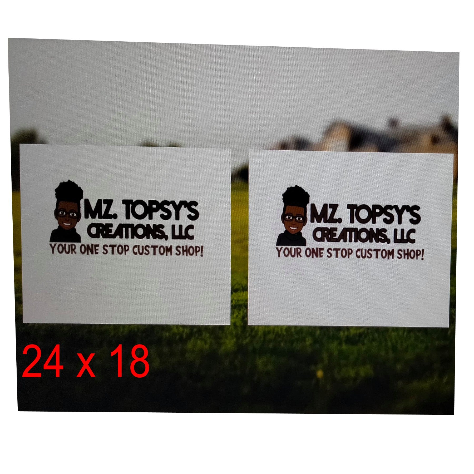Custom Double-Sided Yard Signs