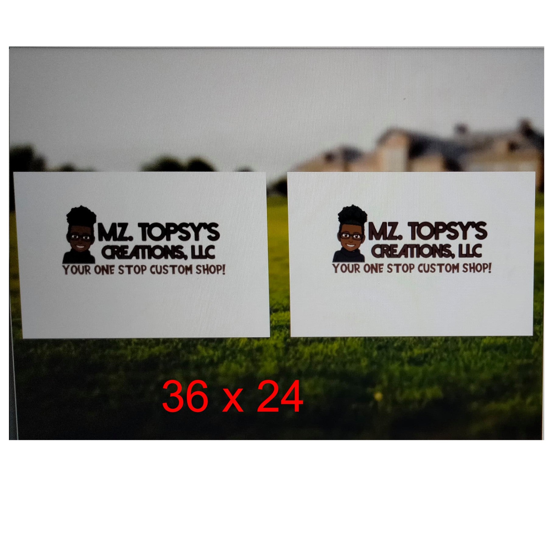 Custom Double-Sided Yard Signs
