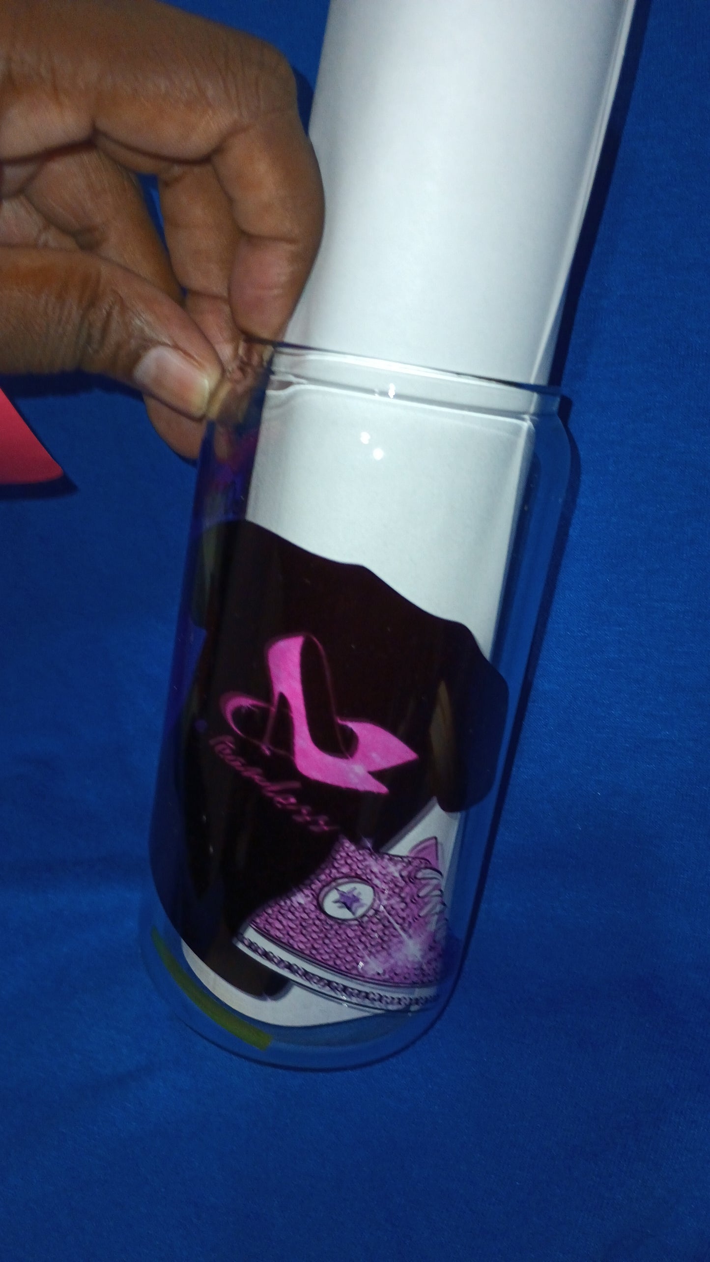 Custom 16oz  Glass Can or Frosted Glass Can