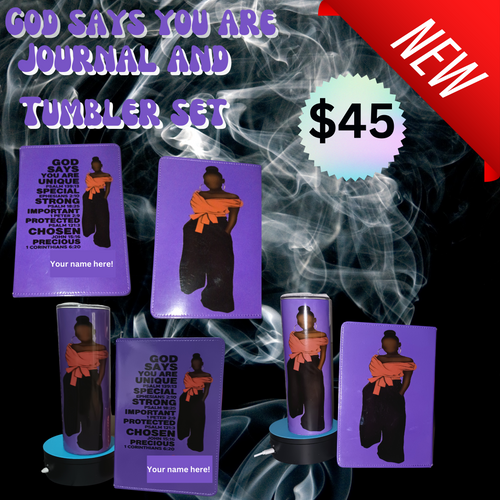 20oz Custom Stainless Steel Tumbler and Journal set